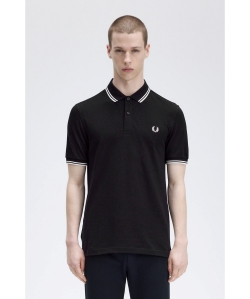 FRED PERRY / 男裝 M3600 雙條紋 POLO衫